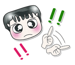 Ha Ha Ha!! My name is Kato.^_^ sticker #13995099