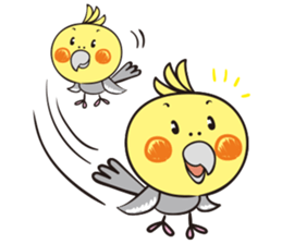 Cockatoo's emotions and sorrows sticker #13995509