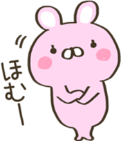 Act cute Rabbit sticker #13995631