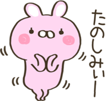 Act cute Rabbit sticker #13995645