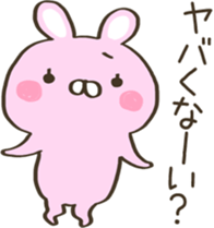 Act cute Rabbit sticker #13995650