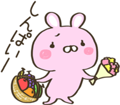 Act cute Rabbit sticker #13995652