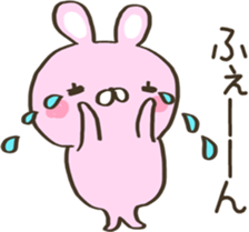Act cute Rabbit sticker #13995665