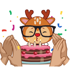 Dear Hipster Deer - Animated