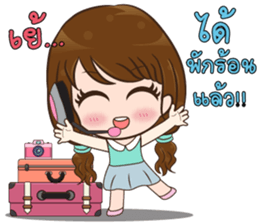 Ajima!! Call center Girl sticker #13995738
