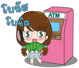 Ajima!! Call center Girl sticker #13995741
