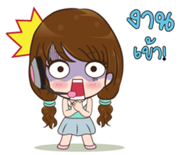 Ajima!! Call center Girl sticker #13995742