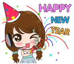Ajima!! Call center Girl sticker #13995767