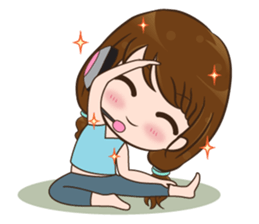 Ajima!! Call center Girl sticker #13995770