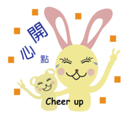 Angel Bunny & Mini Bear sticker #13996044