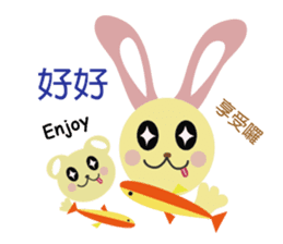 Angel Bunny & Mini Bear sticker #13996048