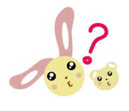 Angel Bunny & Mini Bear sticker #13996059