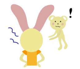 Angel Bunny & Mini Bear sticker #13996067