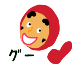 Dharma doll of red tights (1) sticker #13997589