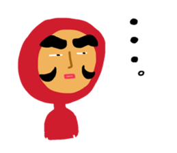 Dharma doll of red tights (1) sticker #13997598