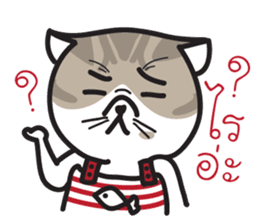 Pe' Mee Na Maew,The Bear is cat sticker #13999696