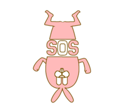 Medium mammal pink2 sticker #13999870