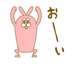 Medium mammal pink2 sticker #13999893