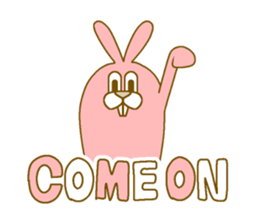 Medium mammal pink2 sticker #13999895