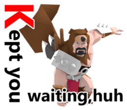 BEARMAN ! INTERNATIONAL sticker #14000851