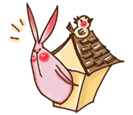 Attic inside a rabbit with no name-tread sticker #14001079