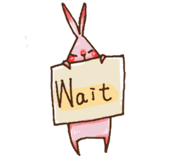 Attic inside a rabbit with no name-tread sticker #14001080