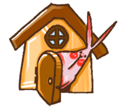 Attic inside a rabbit with no name-tread sticker #14001083