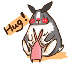 Attic inside a rabbit with no name-tread sticker #14001099