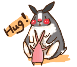 Attic inside a rabbit with no name-tread sticker #14001099