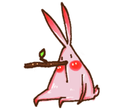 Attic inside a rabbit with no name-tread sticker #14001102