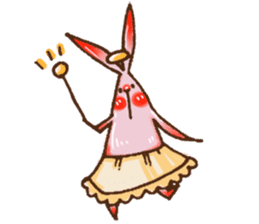 Attic inside a rabbit with no name-tread sticker #14001114