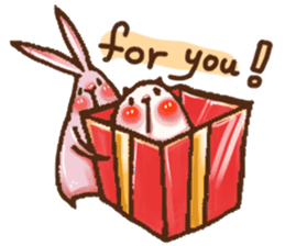 Attic inside a rabbit with no name-tread sticker #14001117