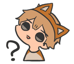 Mr. Dog ear headband sticker #14001237