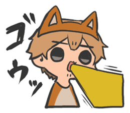 Mr. Dog ear headband sticker #14001244