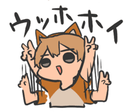 Mr. Dog ear headband sticker #14001249