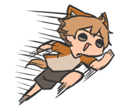 Mr. Dog ear headband sticker #14001250