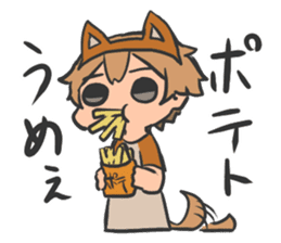 Mr. Dog ear headband sticker #14001253