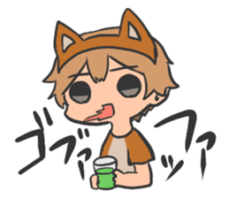 Mr. Dog ear headband sticker #14001255