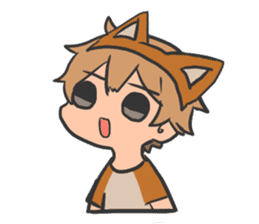 Mr. Dog ear headband sticker #14001258