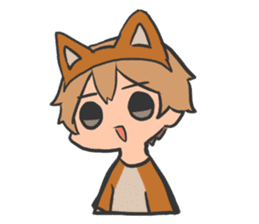 Mr. Dog ear headband sticker #14001259