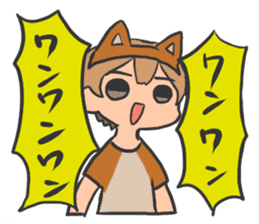 Mr. Dog ear headband sticker #14001261