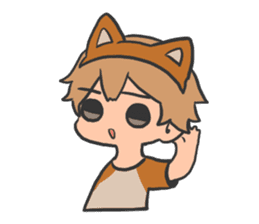 Mr. Dog ear headband sticker #14001266