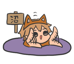 Mr. Dog ear headband sticker #14001268