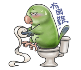 Parrot MaoDou's Things. sticker #14001443