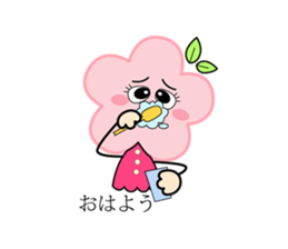 Miss flower&Mr. grass sticker #14001798