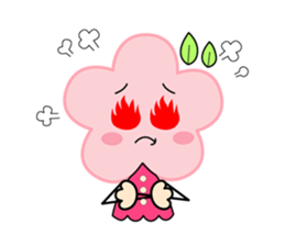 Miss flower&Mr. grass sticker #14001813