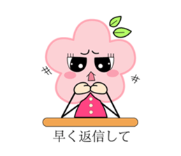 Miss flower&Mr. grass sticker #14001814