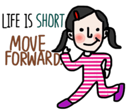 Life is short. : Sakura sticker #14002135