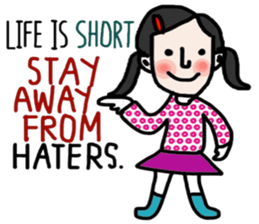 Life is short. : Sakura sticker #14002141