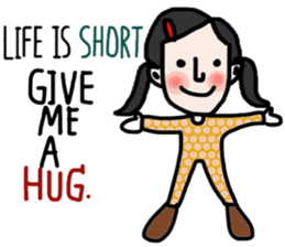 Life is short. : Sakura sticker #14002147
